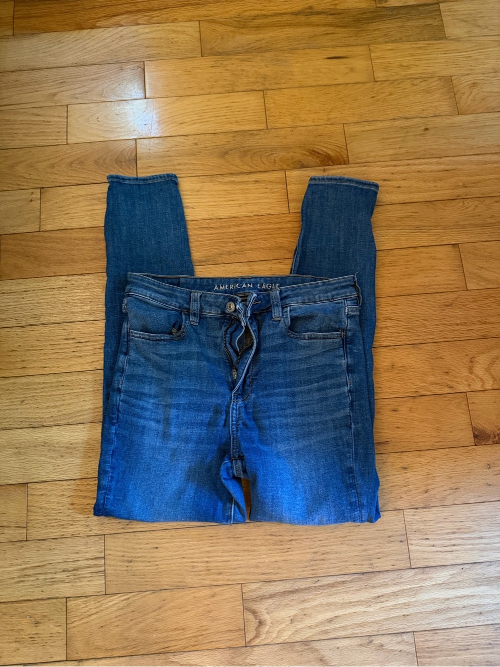 American Eagle Outfitters Dark Blue Skinny Jeans